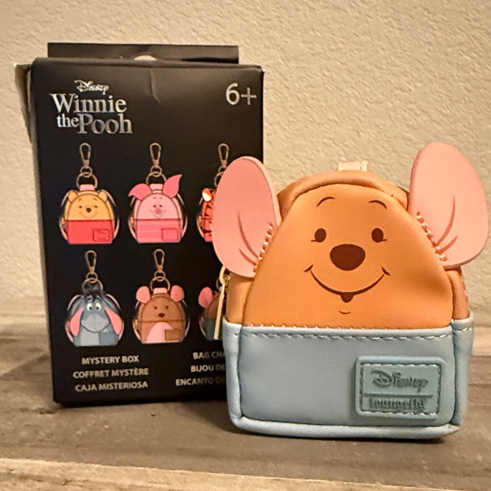 Disney Winnie the Pooh, Loungefly Mini Backpack Bag Charm: Roo